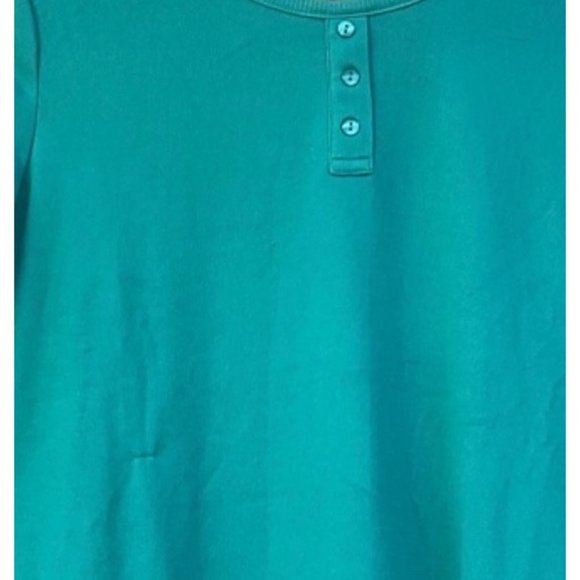 Muk Luks Woman's Green Pullover Sleep Top Size Small New - Picture 7 of 7